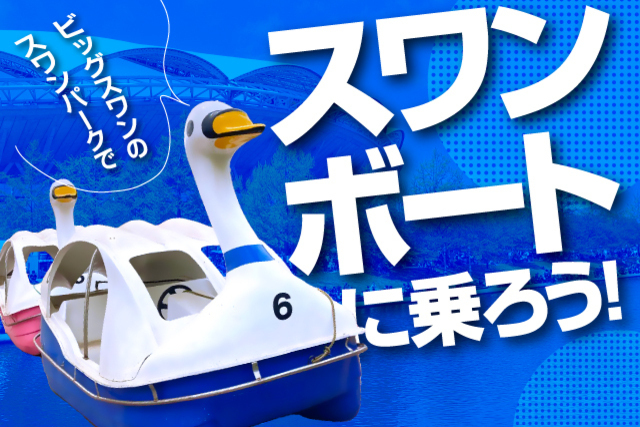 6月11日（日）京都戦　スワンパークにスワンボート「ちゃぷちゃぷアルビくん・ちゃぷちゃぷスワンちゃん」登場！